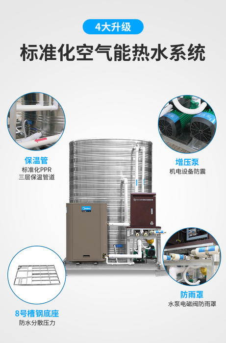 商用空气能热水器噪音大吗？